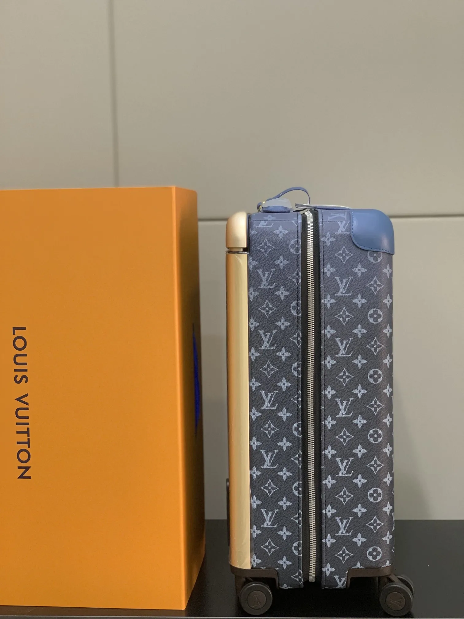 LOUIS VUITTON グレー 花柄 四輪キャリーケース - 画像 (8)