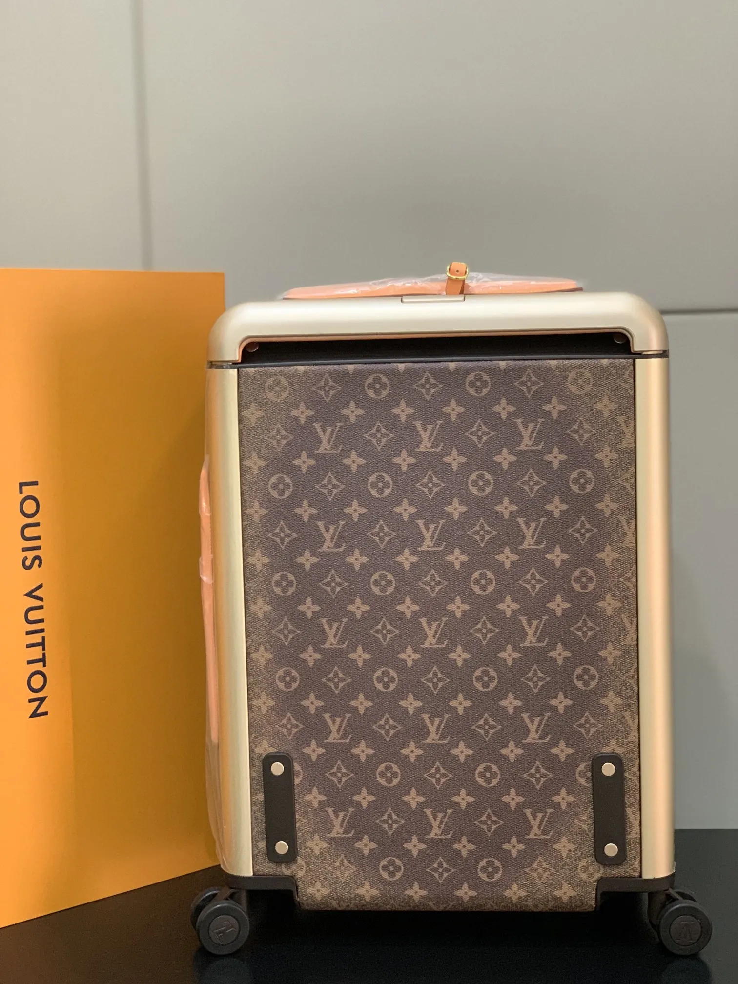 LOUIS VUITTON 茶色 マルグイエ柄 55cmスーツケース - 画像 (3)