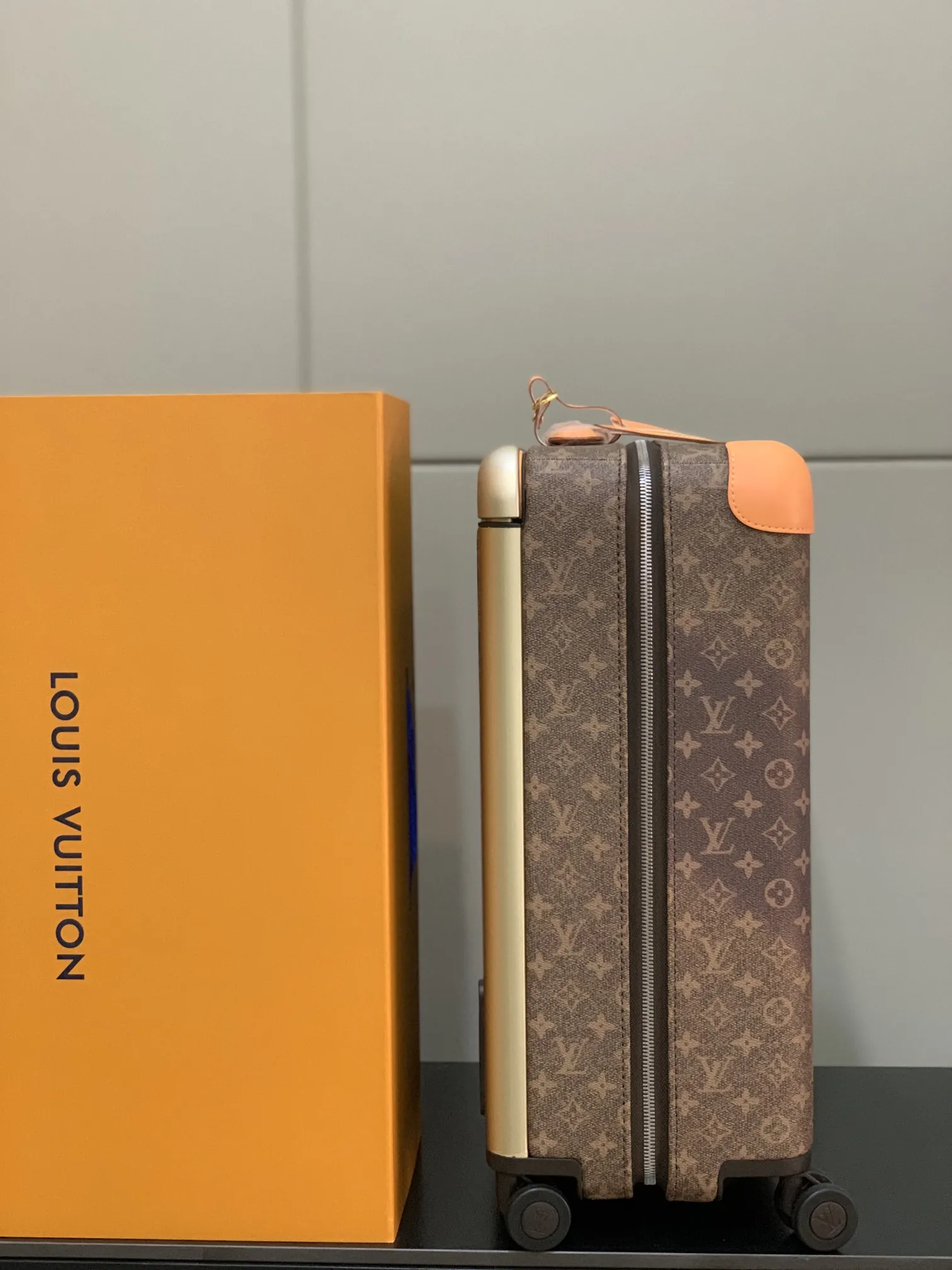 LOUIS VUITTON 茶色 マルグイエ柄 55cmスーツケース - 画像 (6)