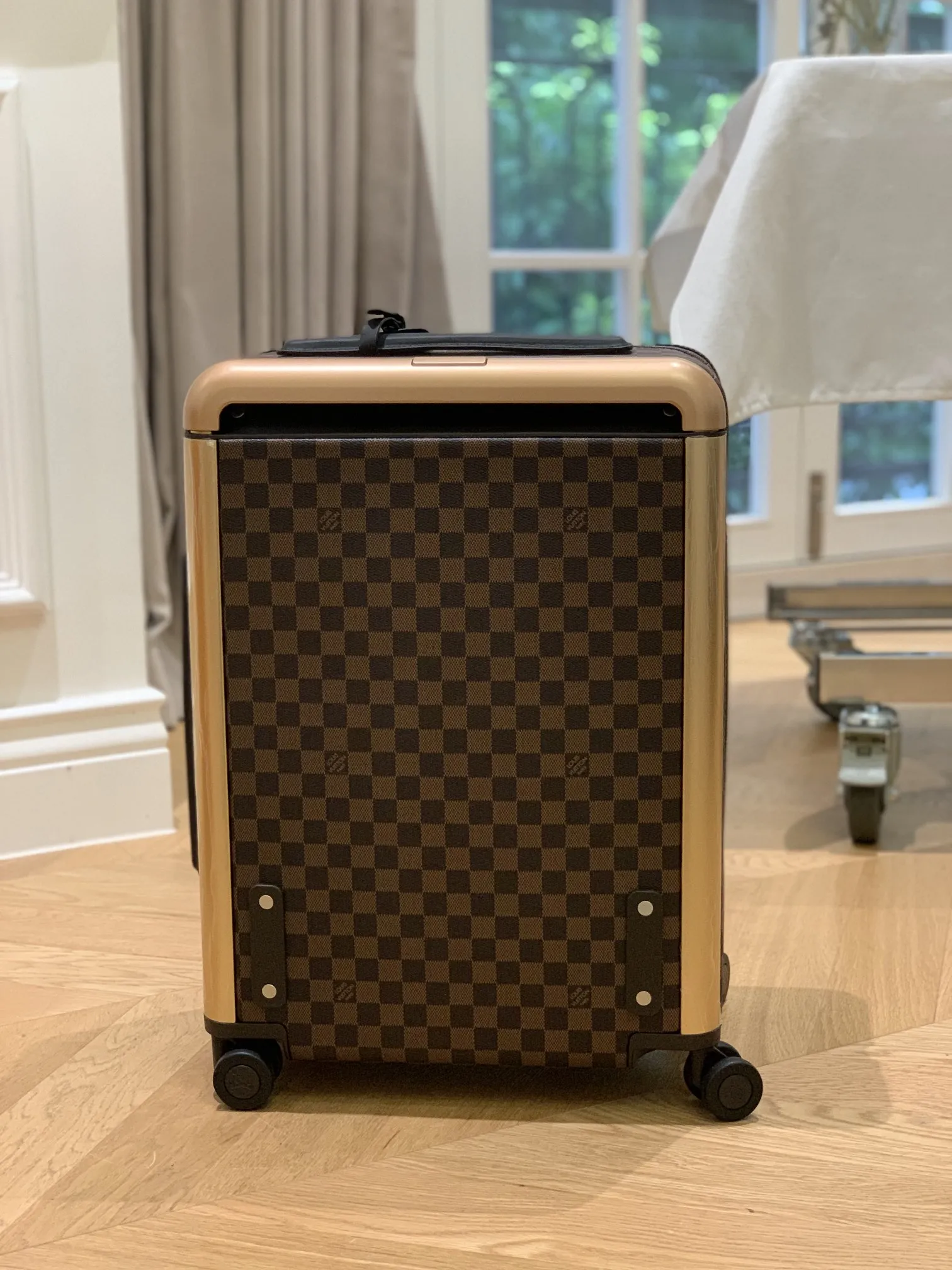 LOUIS VUITTON HORIZON 55cm ダークブラウン チェック柄 - 画像 (3)