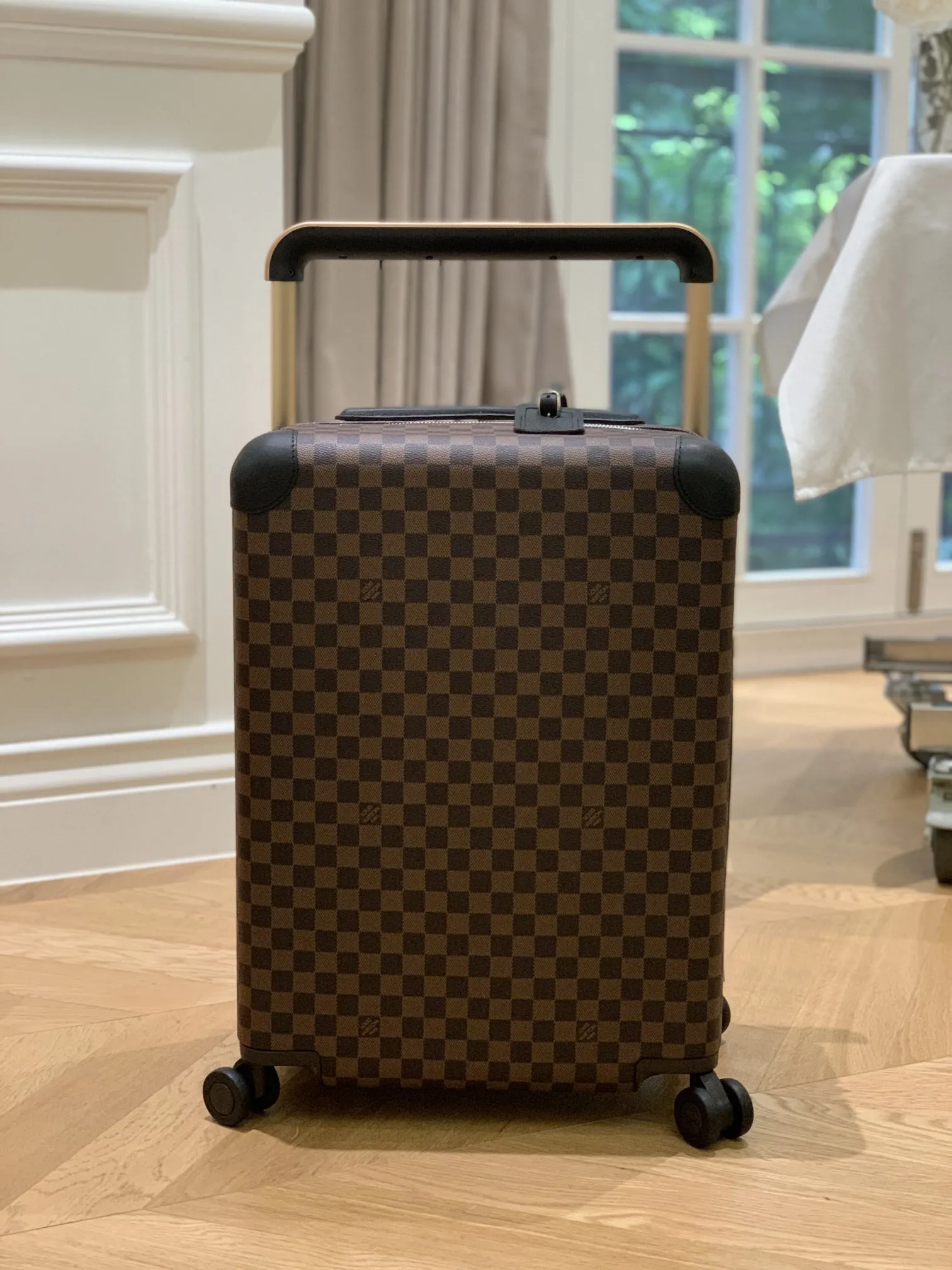 LOUIS VUITTON HORIZON 55cm ダークブラウン チェック柄 - 画像 (7)