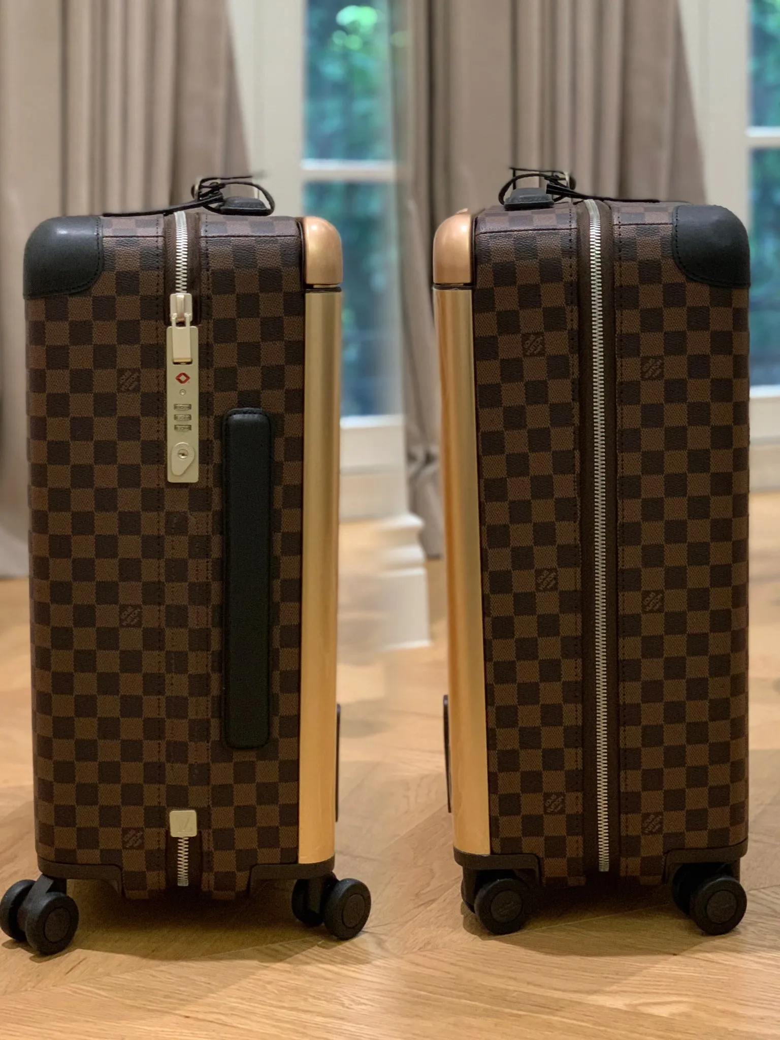 LOUIS VUITTON HORIZON 55cm ダークブラウン チェック柄 - 画像 (9)