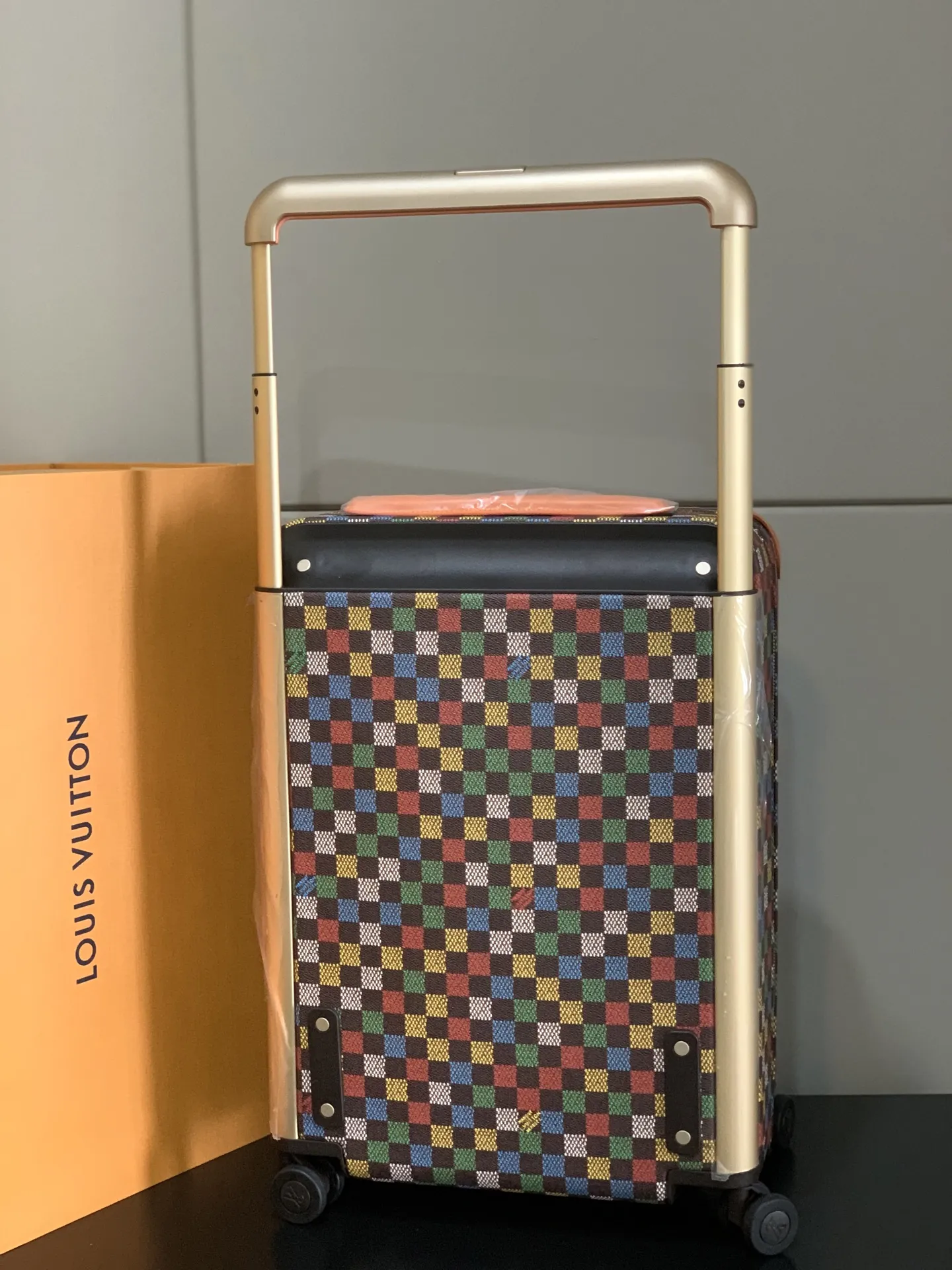 LOUIS VUITTON 55cm チェック柄 四輪キャリーケース - 画像 (10)