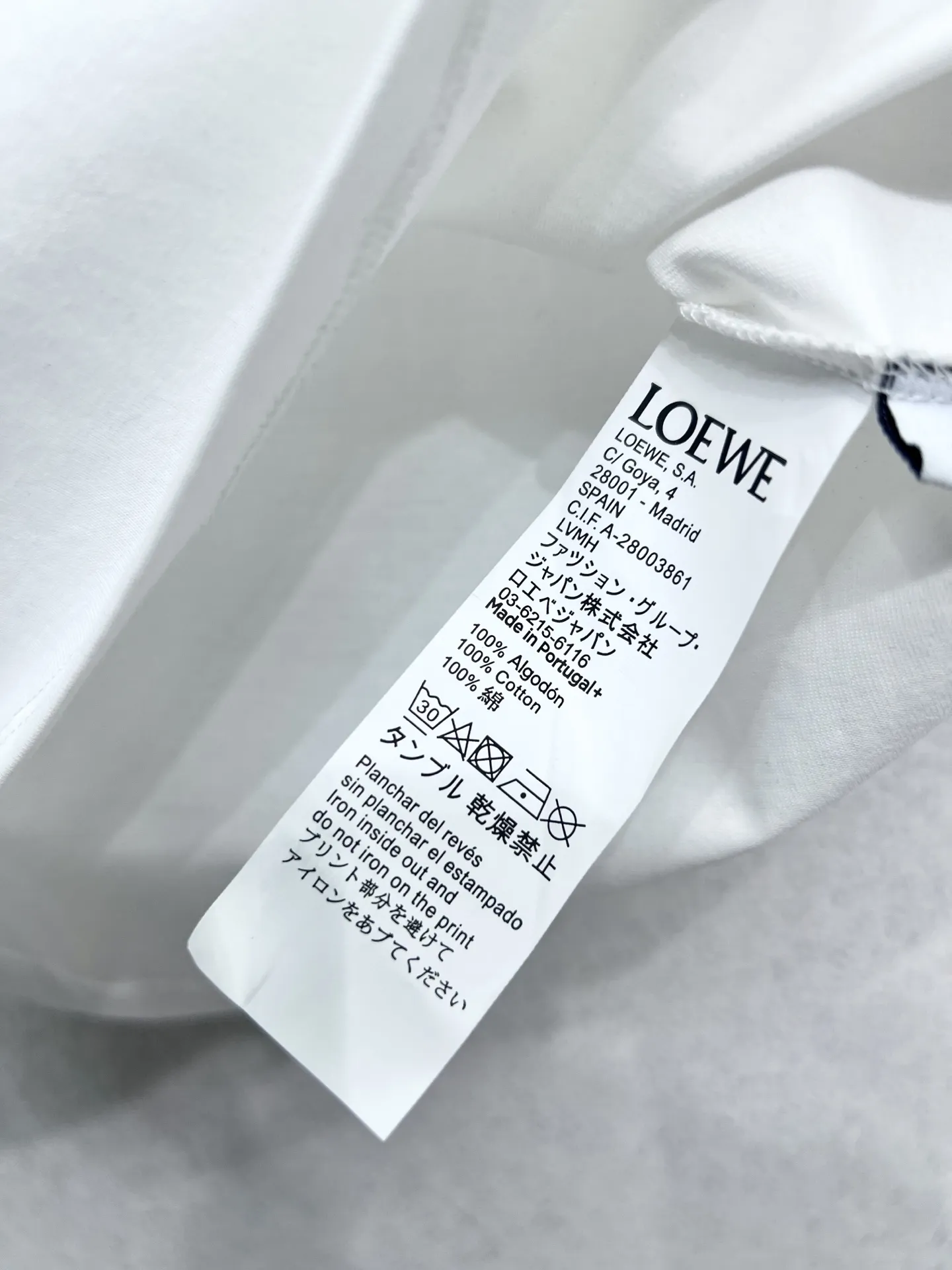 ロエウェ半袖Tシャツ新作黒白高級 - 画像 (10)