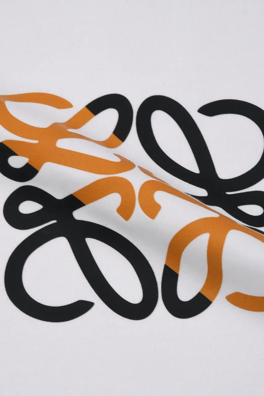 ロエウエ白プリント半袖Tシャツ新作 - 画像 (6)