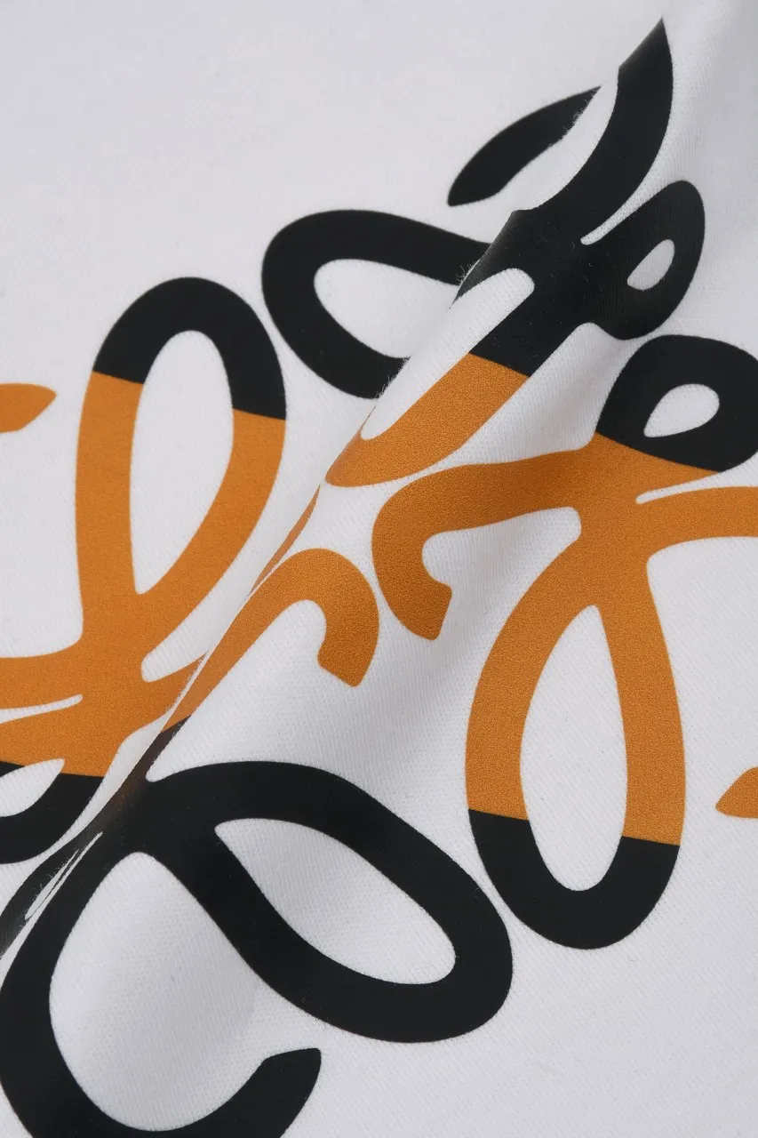ロエウエ白プリント半袖Tシャツ新作 - 画像 (7)