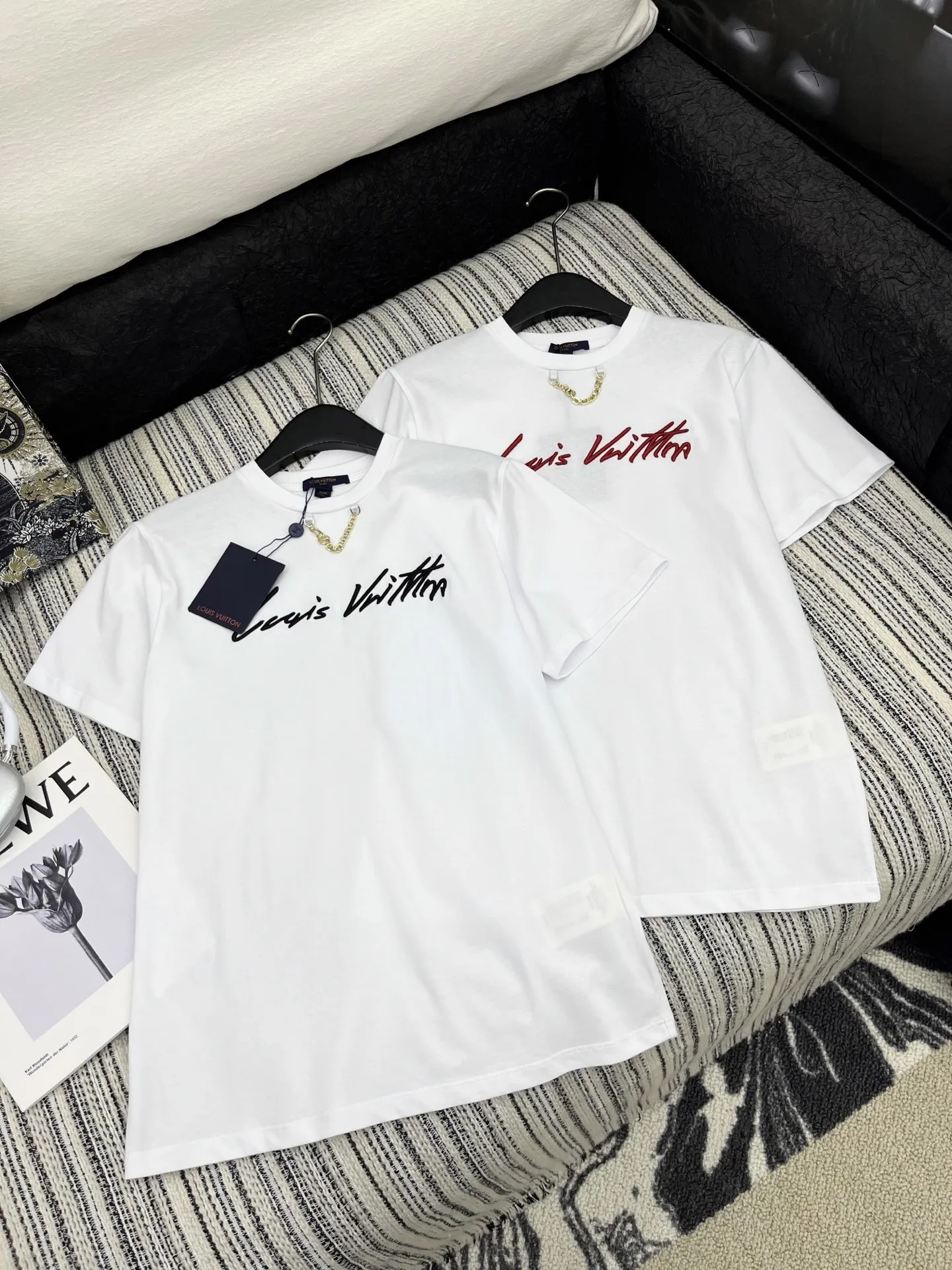 Louis Vuitton新作黒プリント半袖Tシャツ - 画像 (4)