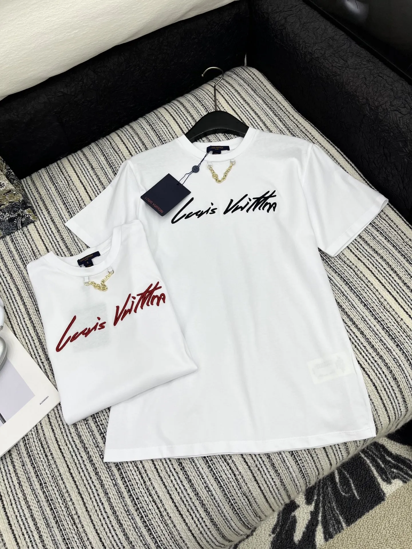 Louis Vuitton新作黒プリント半袖Tシャツ - 画像 (5)