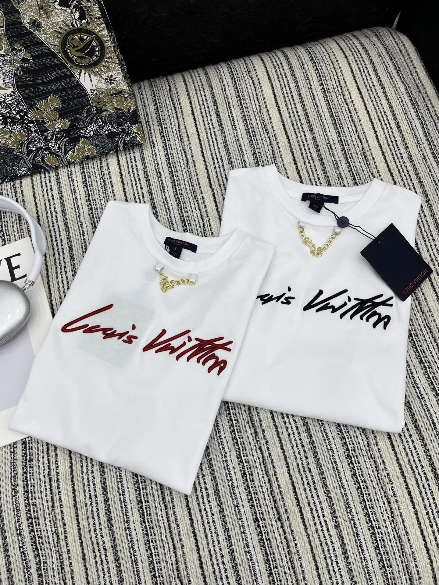 Louis Vuitton新作黒プリント半袖Tシャツ - 画像 (6)