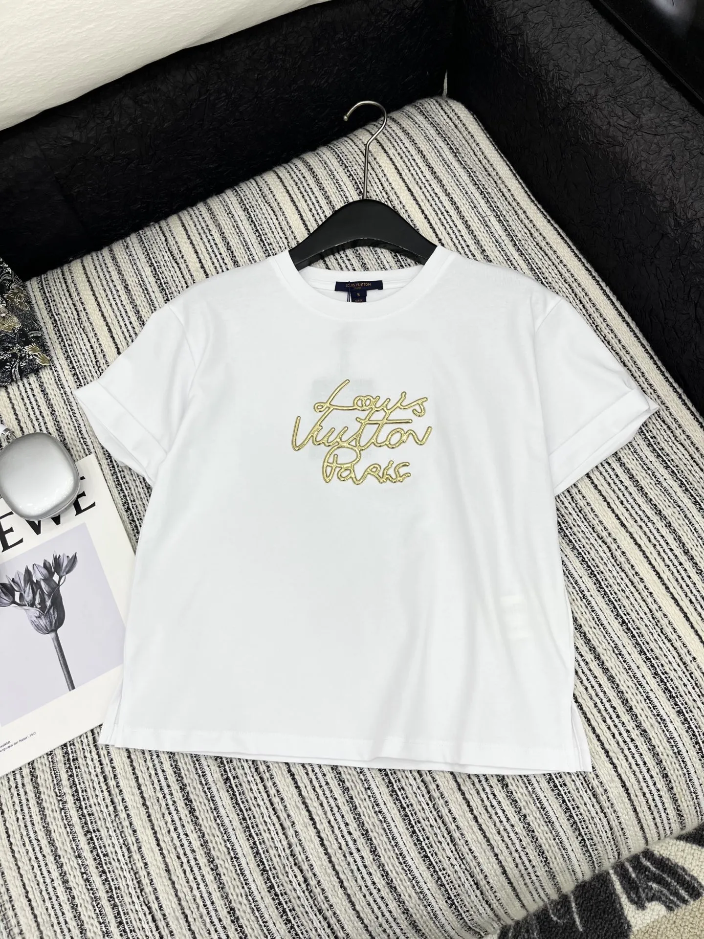 Louis Vuitton新作黒プリント半袖Tシャツ - 画像 (3)