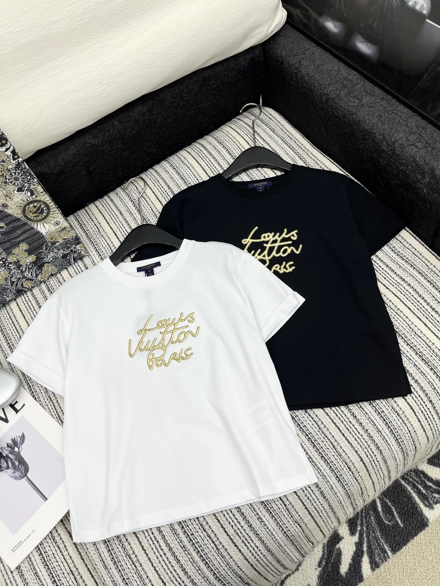 Louis Vuitton新作黒プリント半袖Tシャツ - 画像 (4)