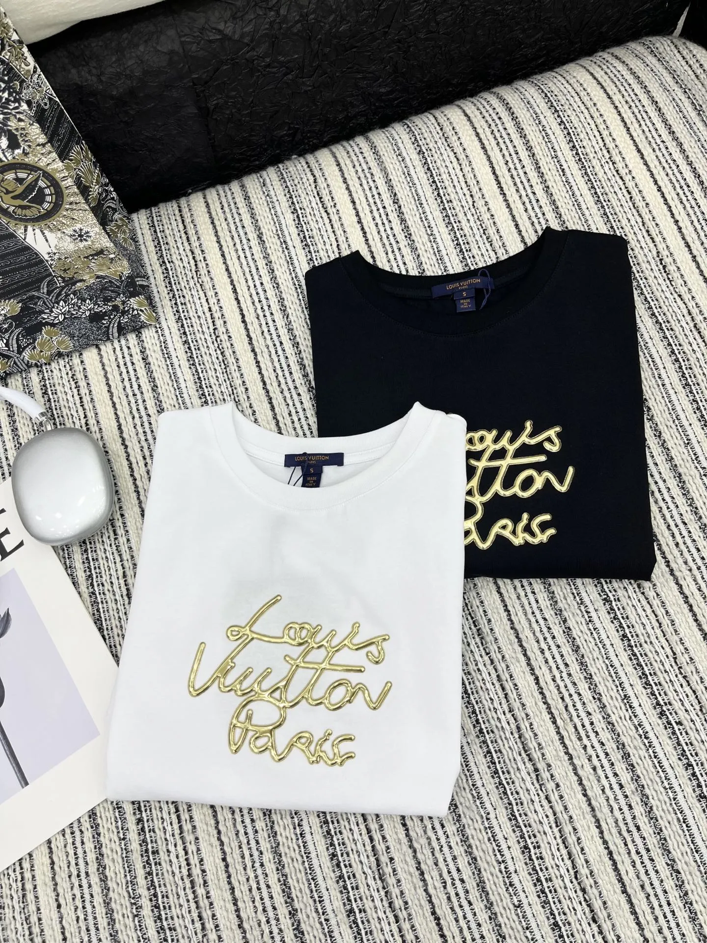 Louis Vuitton新作黒プリント半袖Tシャツ - 画像 (6)