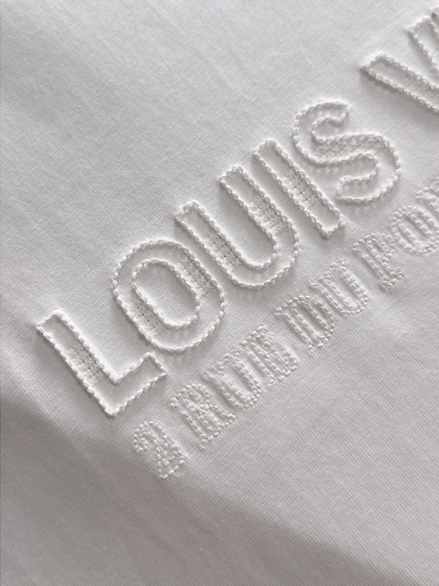 LOUIS VUITTON 2025新作 白 半袖Tシャツ - 画像 (8)
