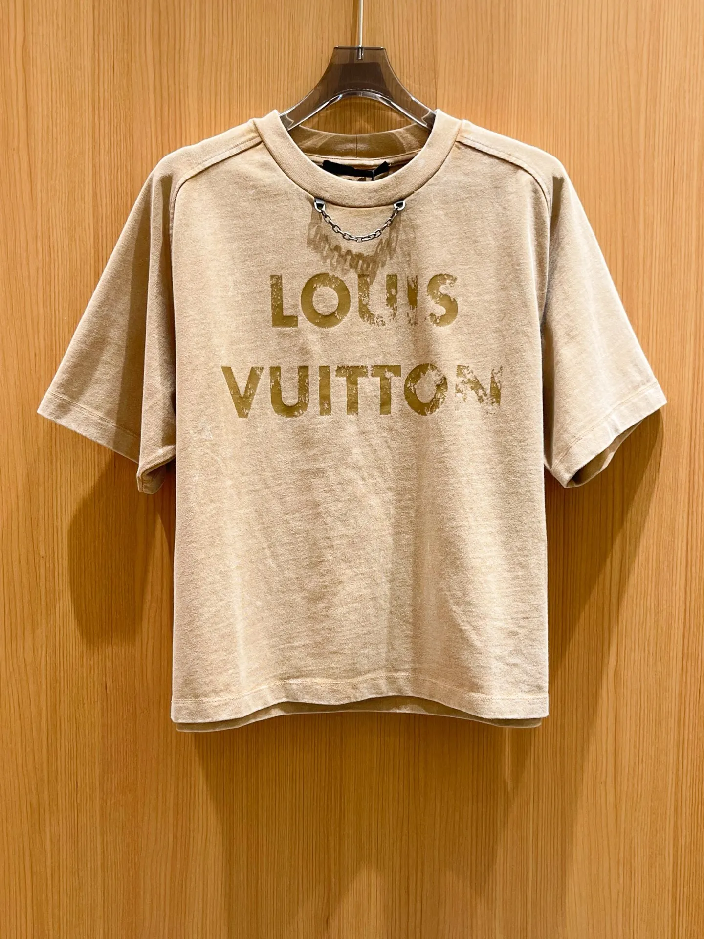 Louis Vuitton新作ウォッシュ加工半袖Tシャツグレー