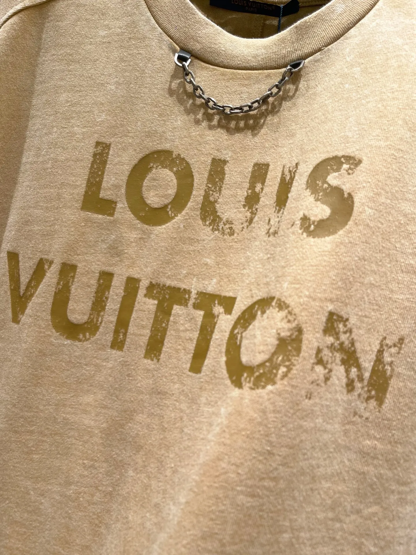 Louis Vuitton新作ウォッシュ加工半袖Tシャツグレー - 画像 (4)