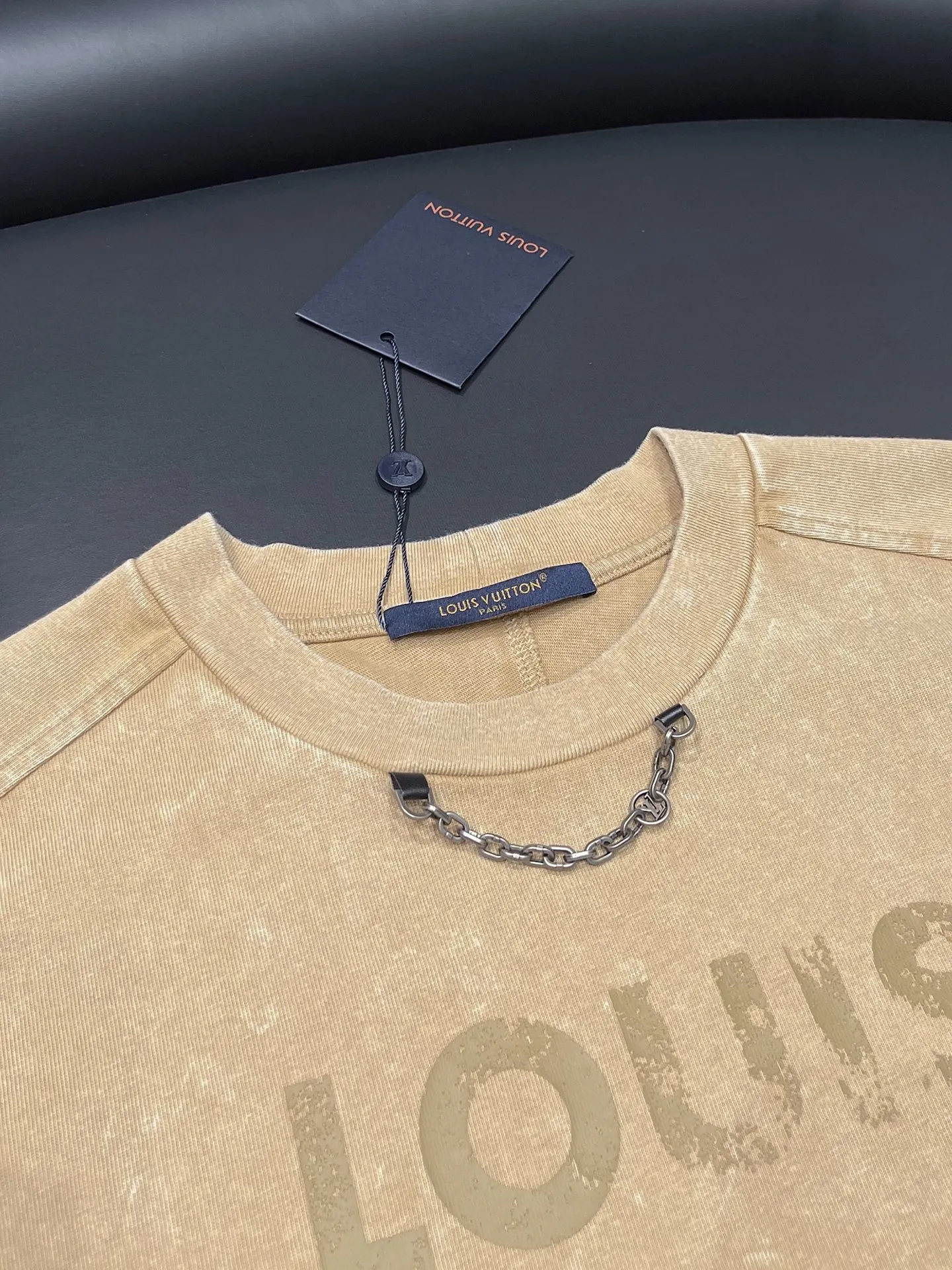 Louis Vuitton新作ウォッシュ加工半袖Tシャツグレー - 画像 (5)