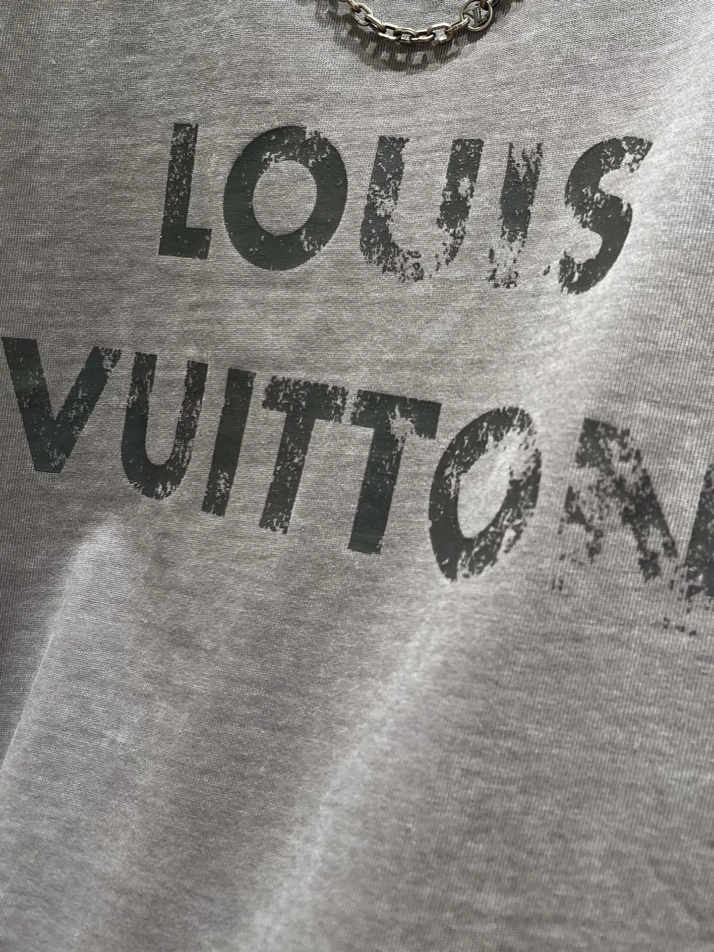 ルイヴィトン新作グレー半袖Tシャツ - 画像 (5)