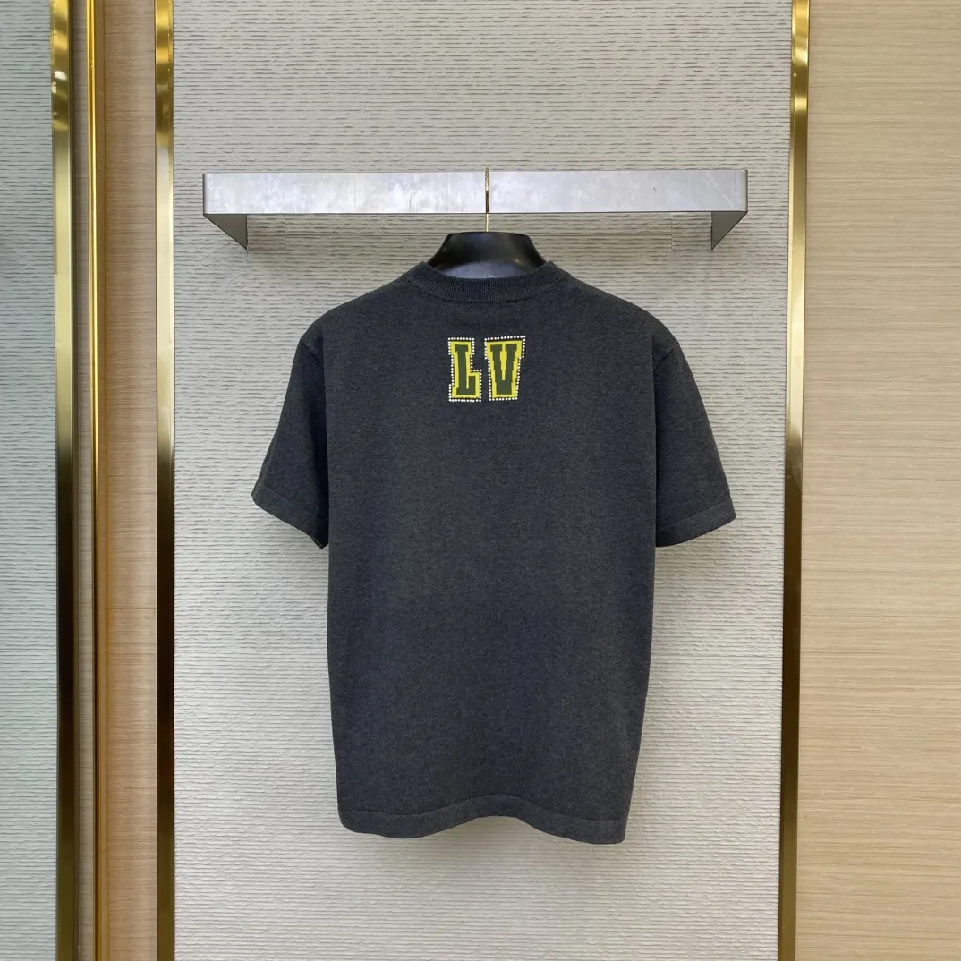 LOUIS VUITTON黒編み物半袖Tシャツ - 画像 (3)