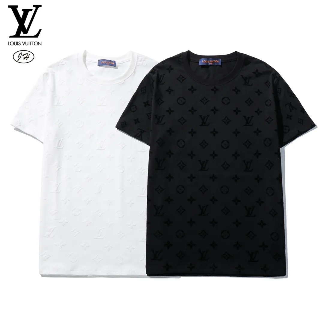 Louis Vuitton黒白半袖Tシャツ新作