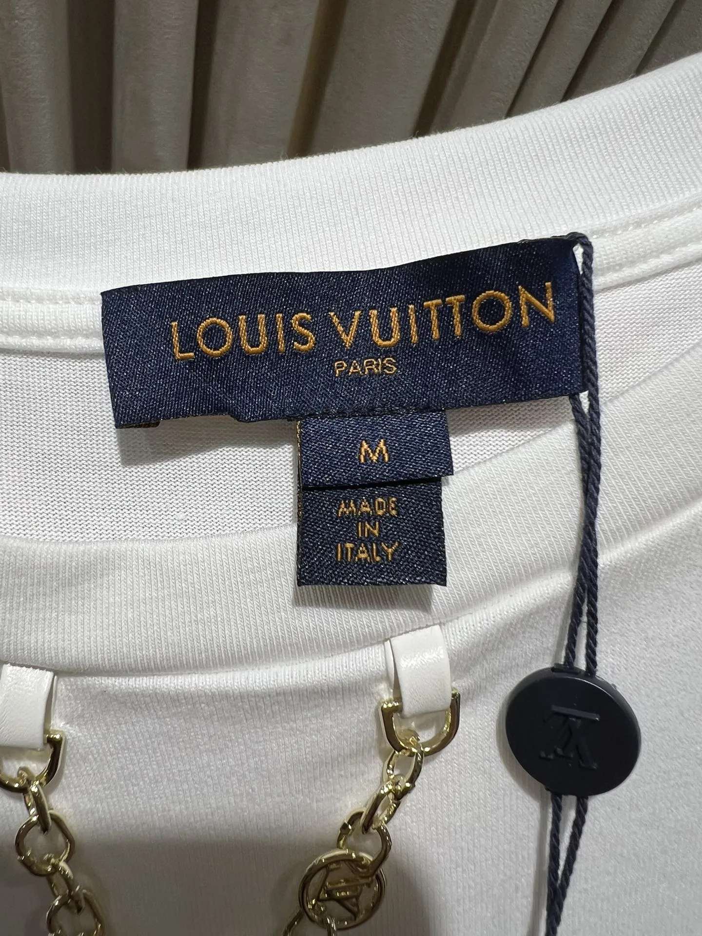 Louis Vuitton 白刺繍半袖Tシャツ新作 - 画像 (4)