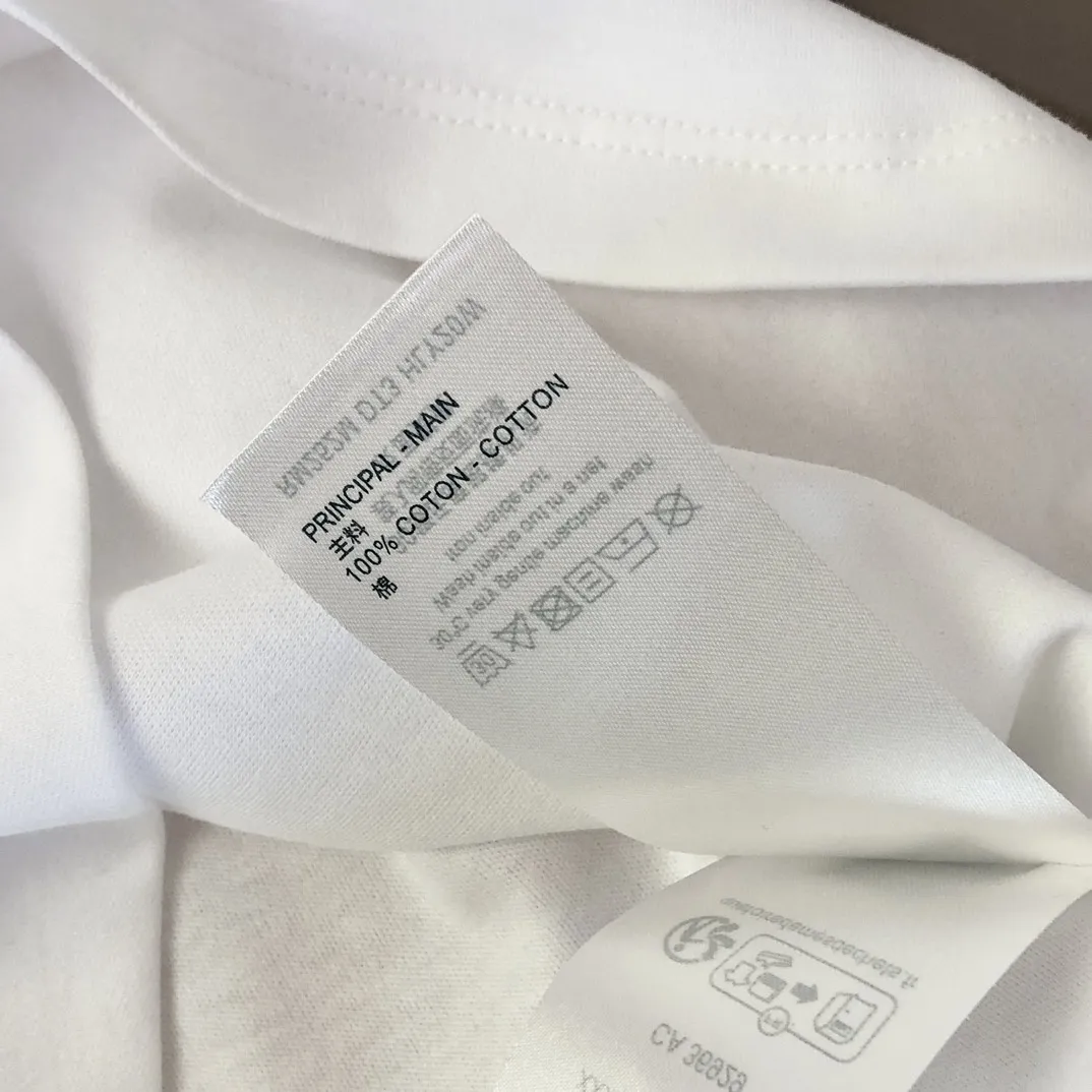 LOUIS VUITTON 白 アルファベット半袖Tシャツ - 画像 (10)