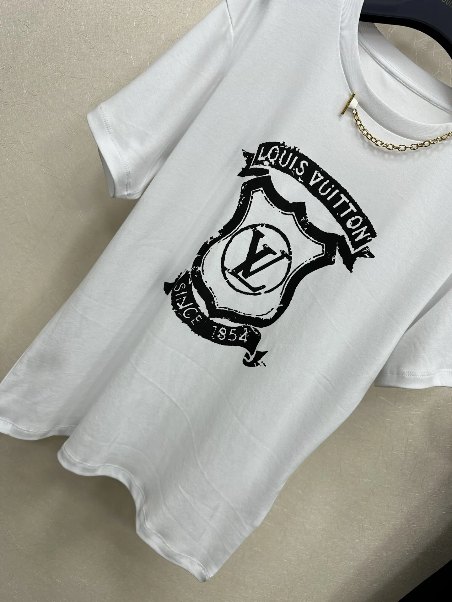 LOUIS VUITTON新作黒白半袖Tシャツ - 画像 (6)