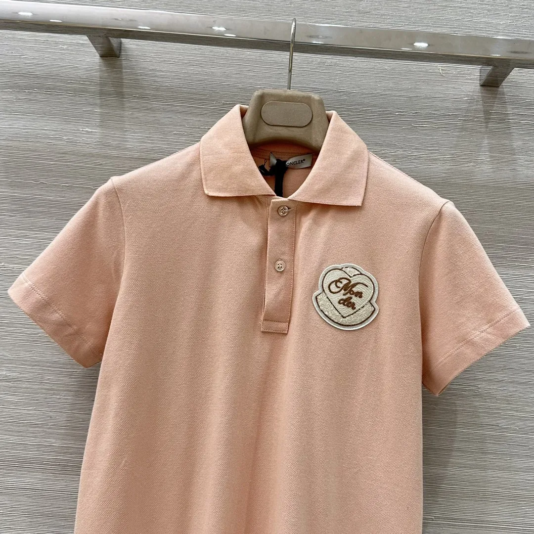 Moncler新作ピンクポロ半袖Tシャツ - 画像 (3)