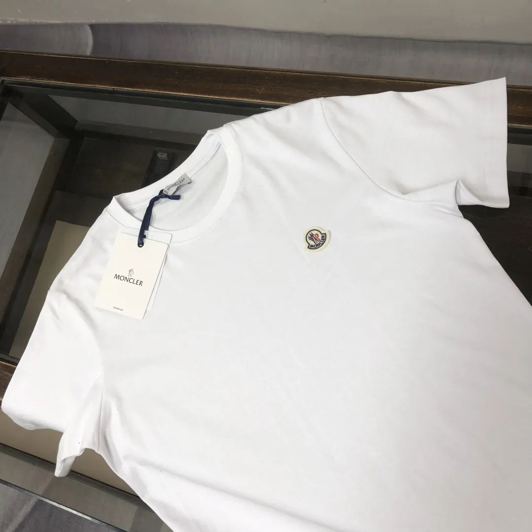 MONCLER 蒙口 新作 白 半袖Tシャツ - 画像 (4)