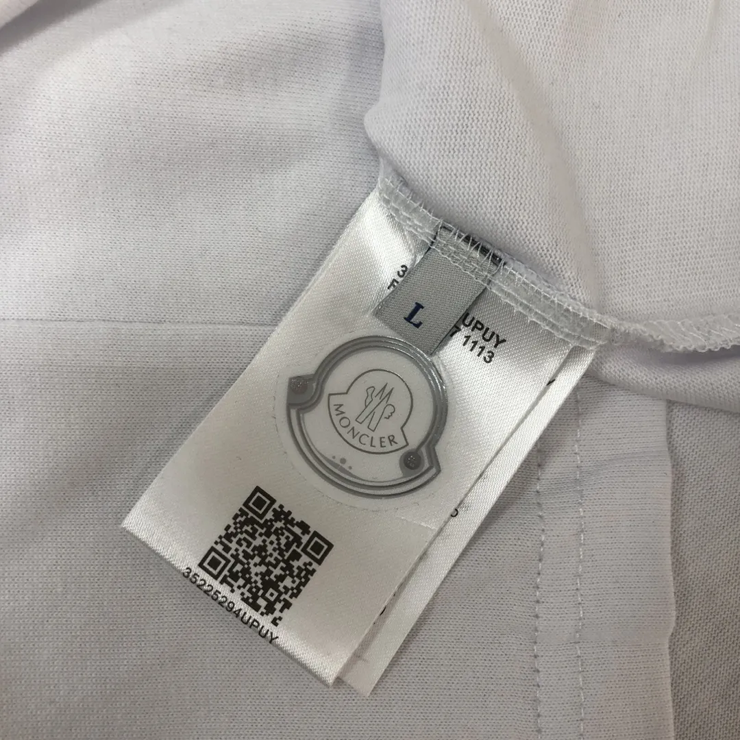 MONCLER 蒙口 新作 白 半袖Tシャツ - 画像 (9)