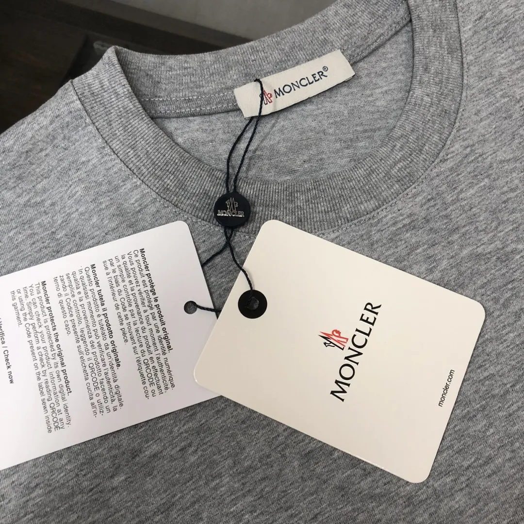 MONCLER新作黒カップル半袖Tシャツ - 画像 (5)