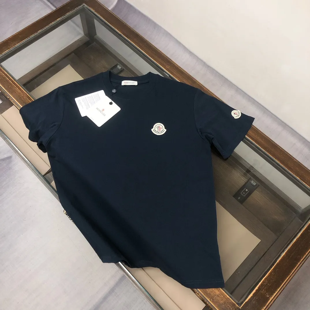 MONCLER新作黒カップル半袖Tシャツ