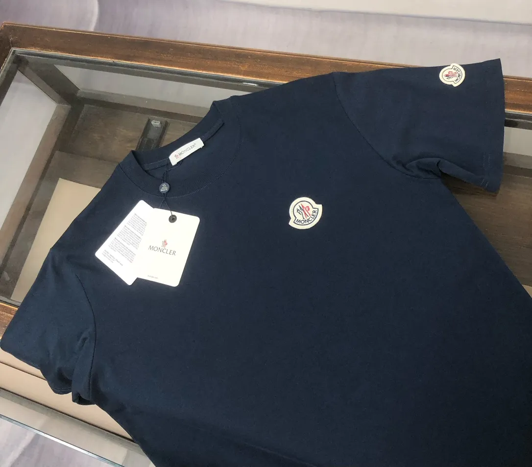 MONCLER新作黒カップル半袖Tシャツ - 画像 (4)