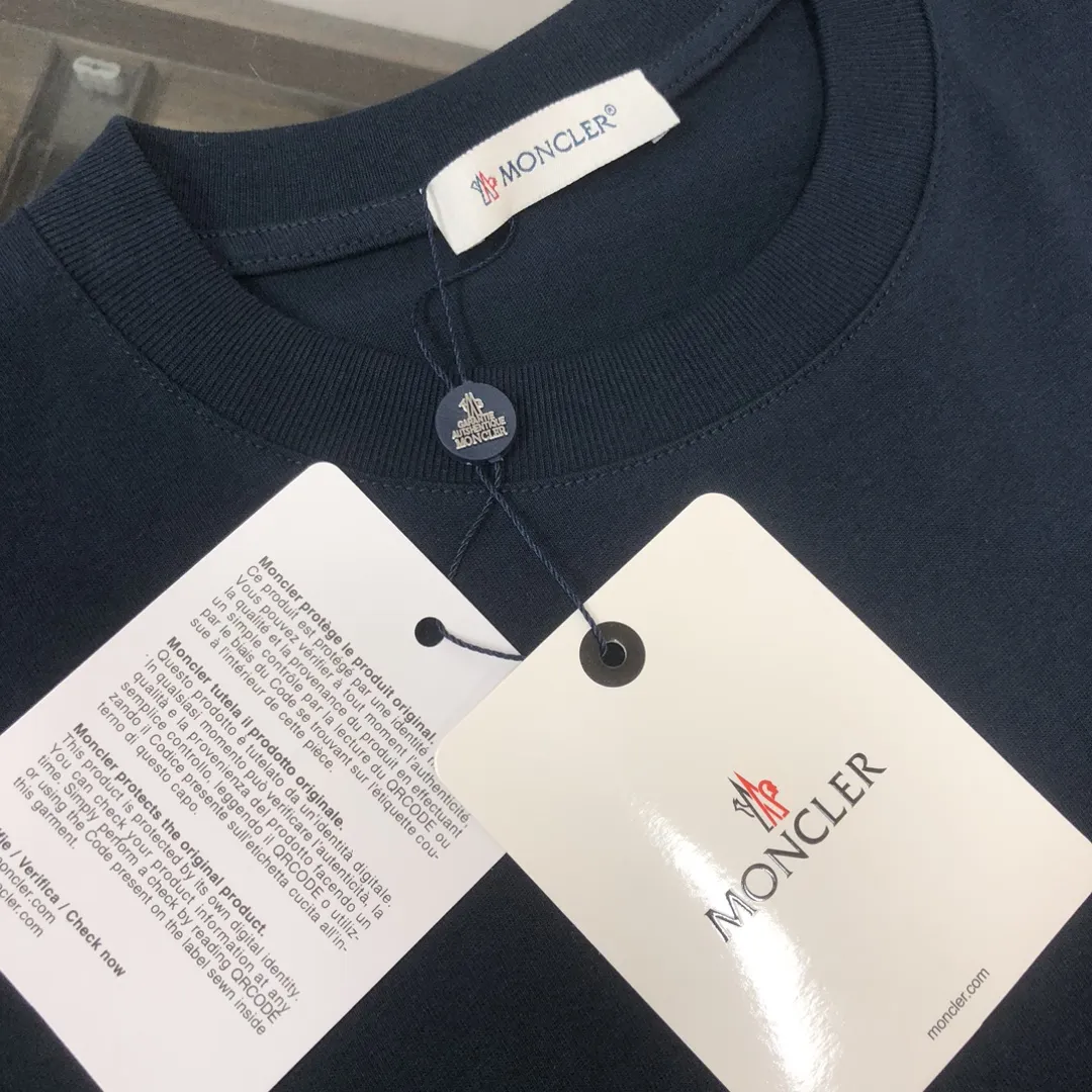 MONCLER新作黒カップル半袖Tシャツ - 画像 (5)