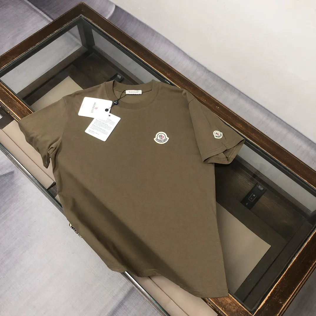 MONCLER 黒 2025新作カップルTシャツ