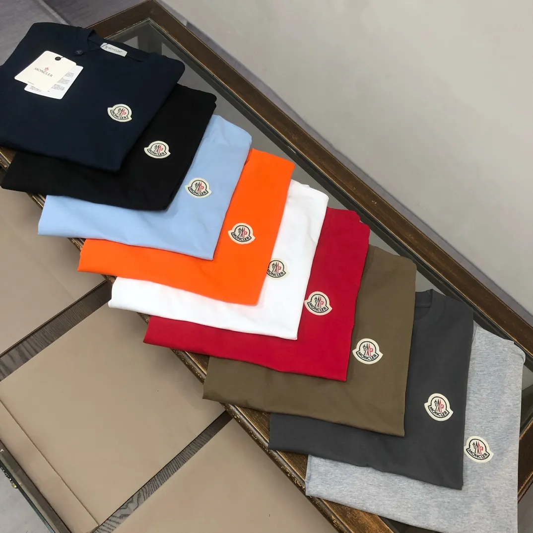 MONCLER新作赤いカップル半袖Tシャツ - 画像 (3)