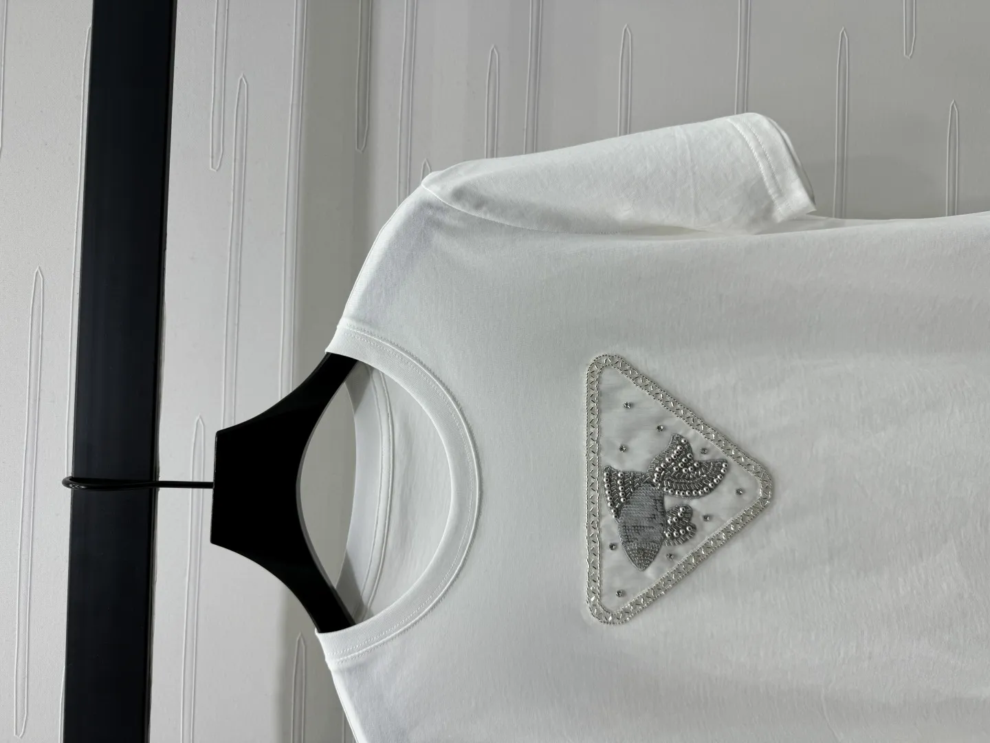 Prada新作黒白半袖TシャツA706B220C - 画像 (4)