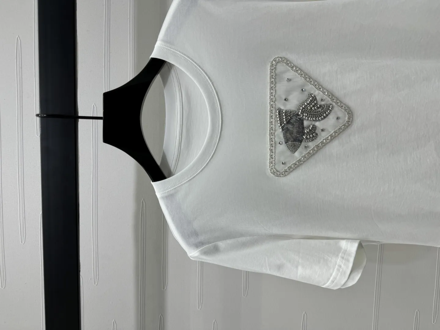 Prada新作黒白半袖TシャツA706B220C - 画像 (5)