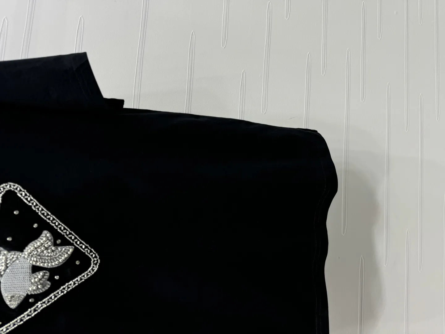 Prada新作黒半袖Tシャツトライアングルロゴ - 画像 (7)