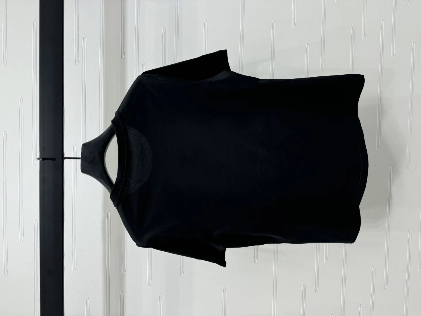 Prada新作黒半袖Tシャツトライアングルロゴ - 画像 (9)