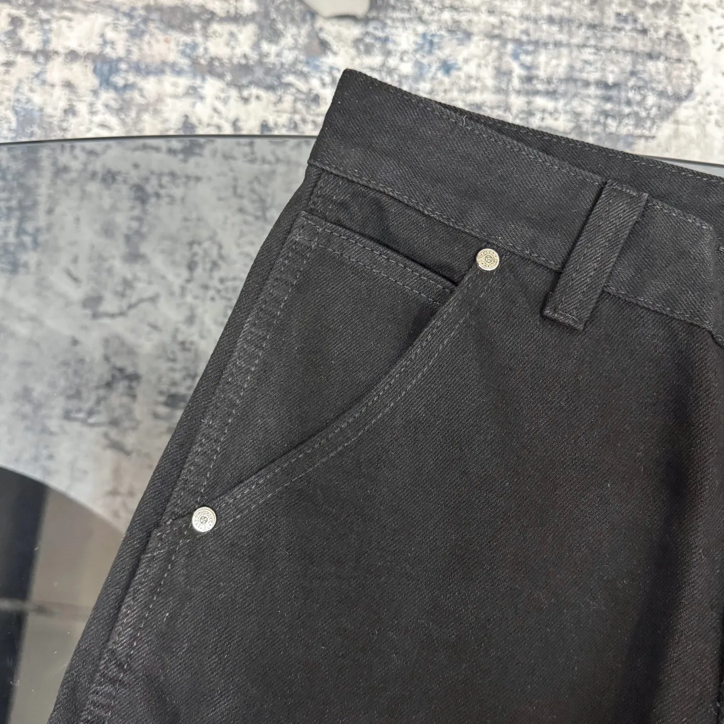 Chrome Hearts 黒 グラフィティワークパンツ - 画像 (6)