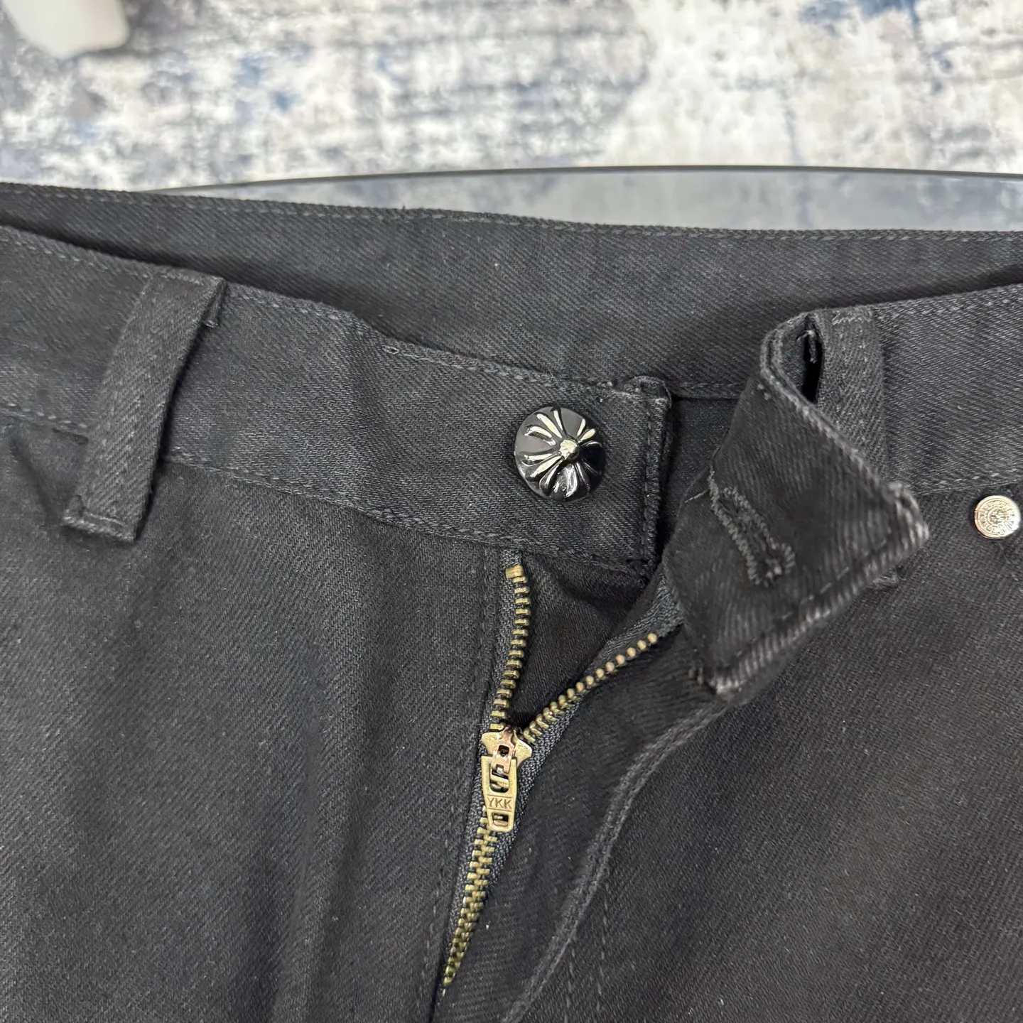 Chrome Hearts 黒 グラフィティワークパンツ - 画像 (7)