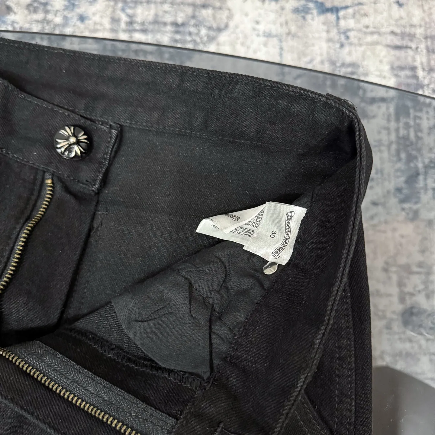 Chrome Hearts 黒 グラフィティワークパンツ - 画像 (8)