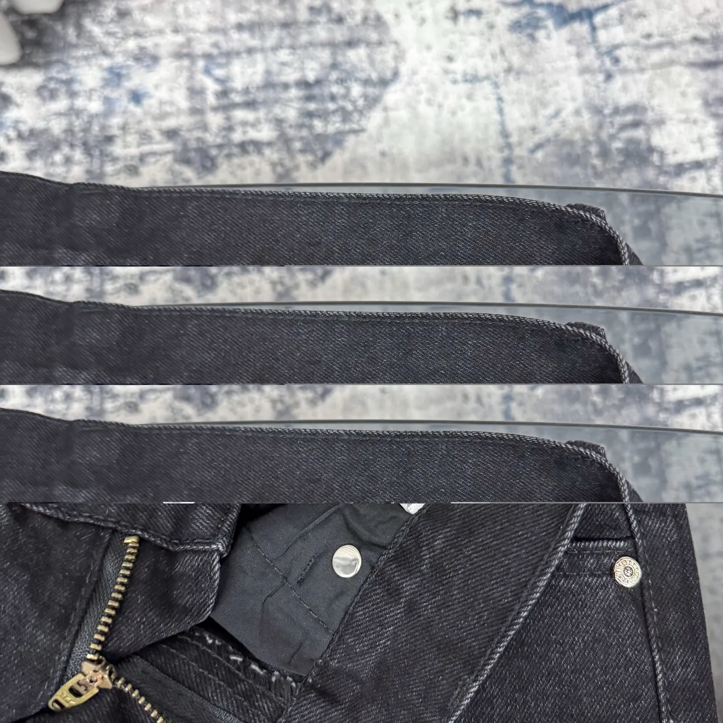 Chrome Hearts ブラック多皮デザインデニム - 画像 (8)