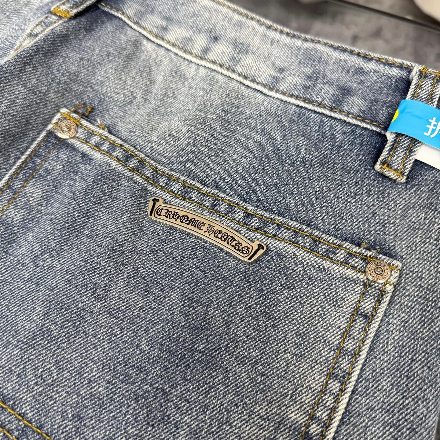 Chrome Heartsクロスブルーデニムパンツ限定モデル - 画像 (12)