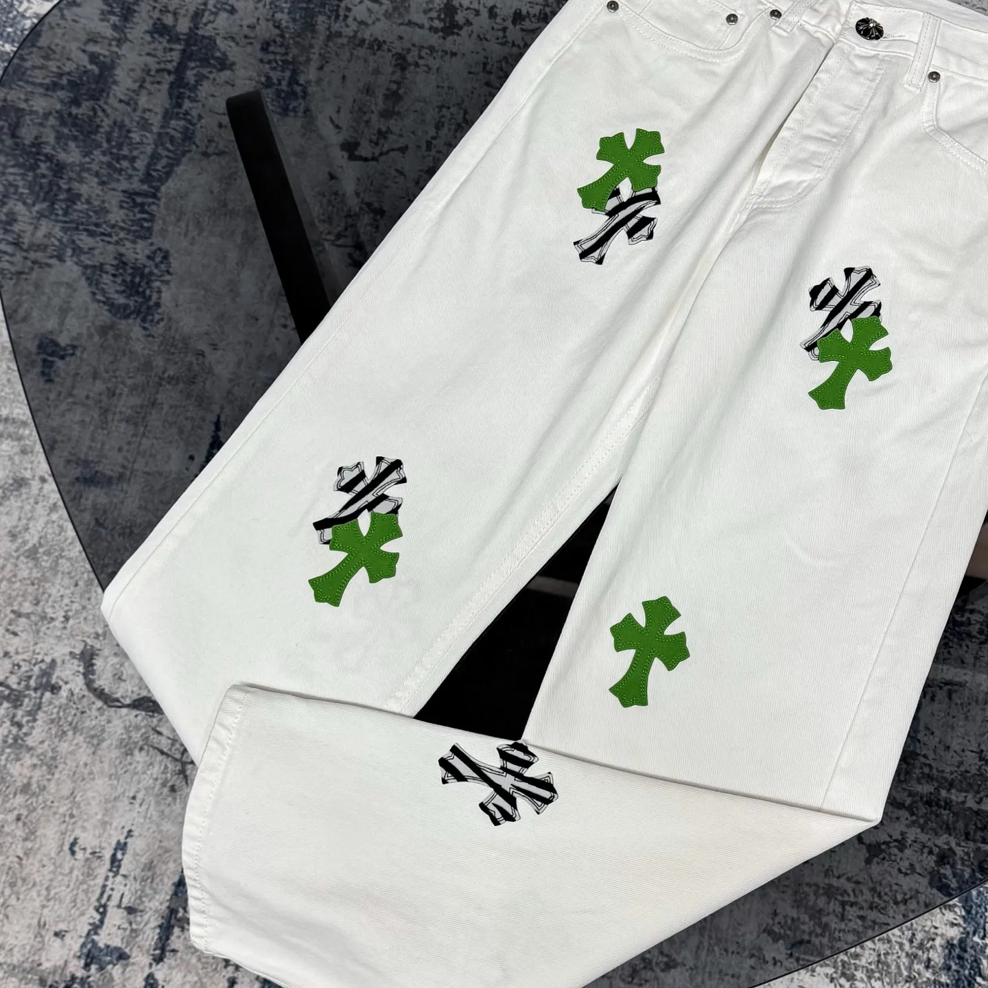 Chrome Hearts マイアミ白緑限定クロスデニム - 画像 (5)