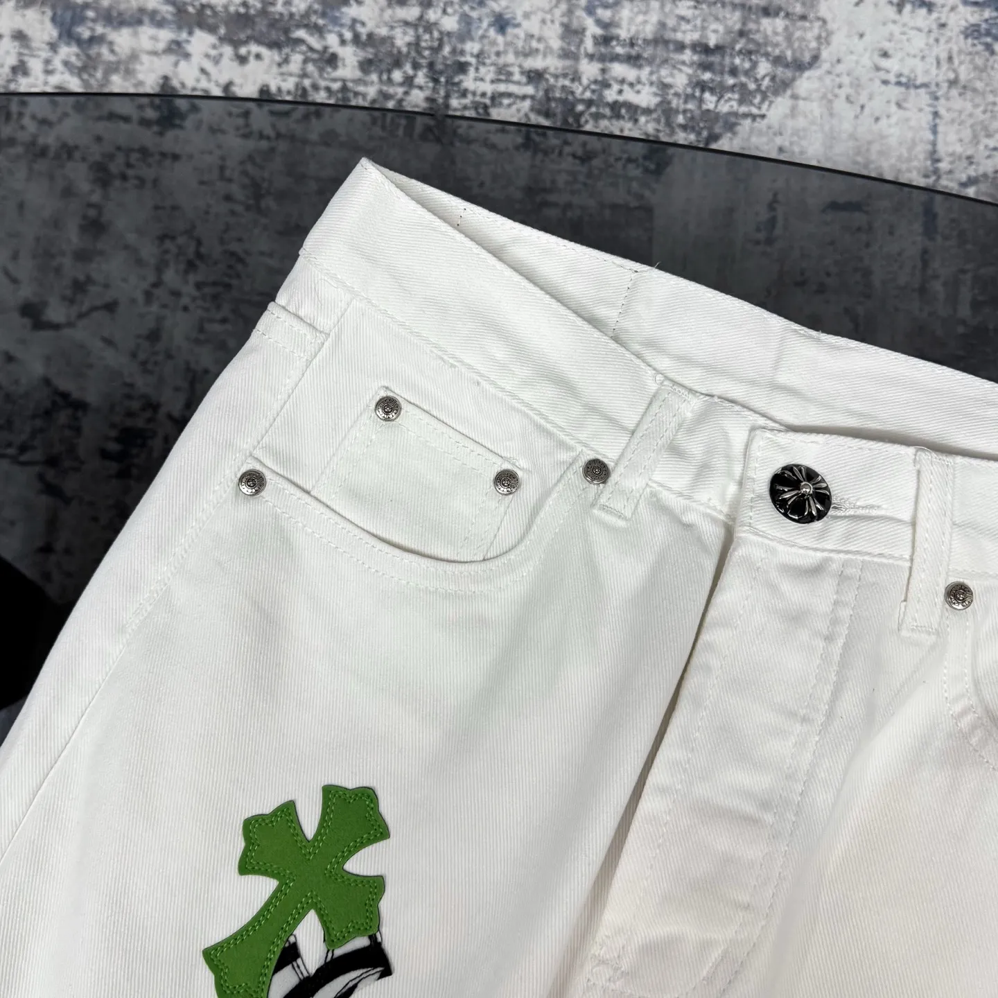 Chrome Hearts マイアミ白緑限定クロスデニム - 画像 (6)