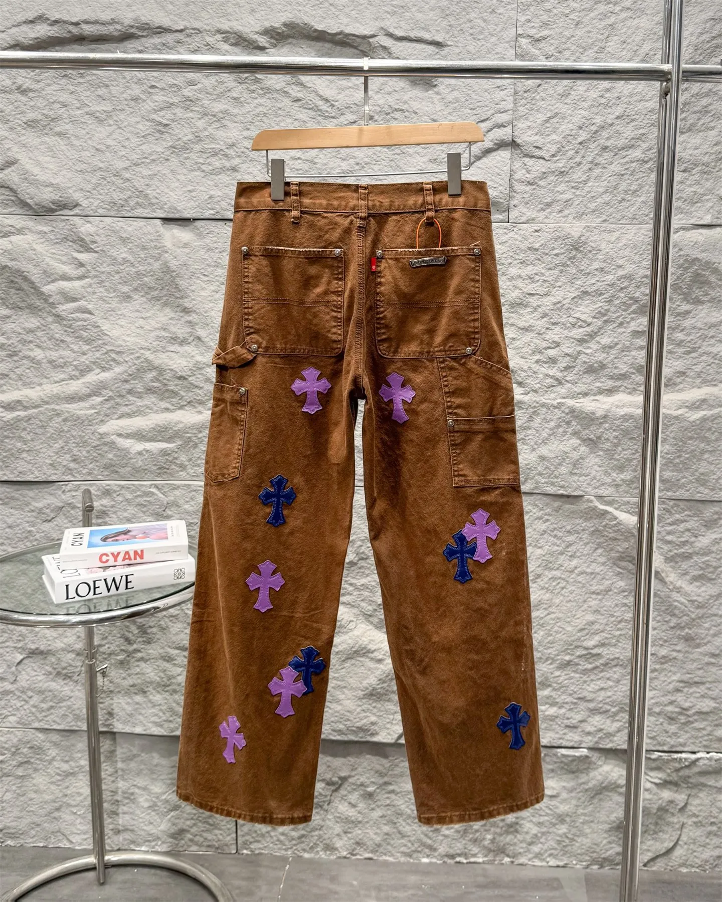 Chrome Hearts ユース タン ランバージャック オーバーオール - 画像 (3)