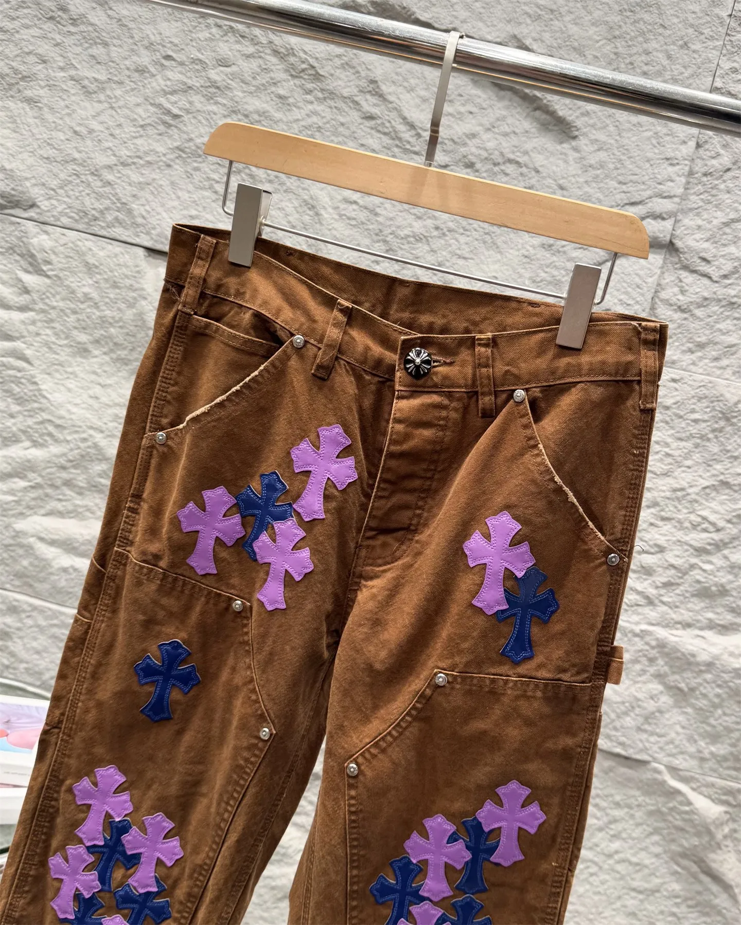 Chrome Hearts ユース タン ランバージャック オーバーオール - 画像 (4)