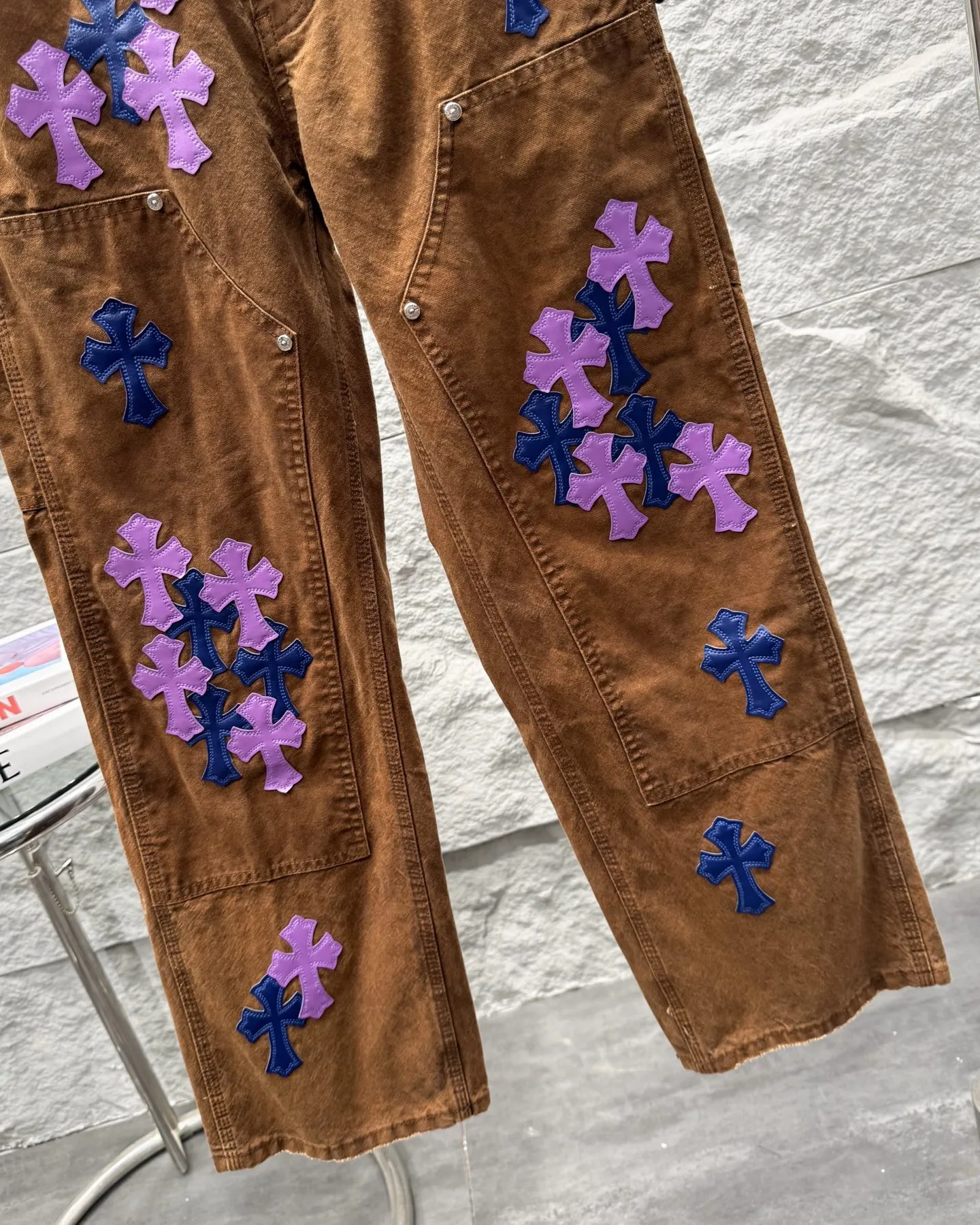 Chrome Hearts ユース タン ランバージャック オーバーオール - 画像 (6)