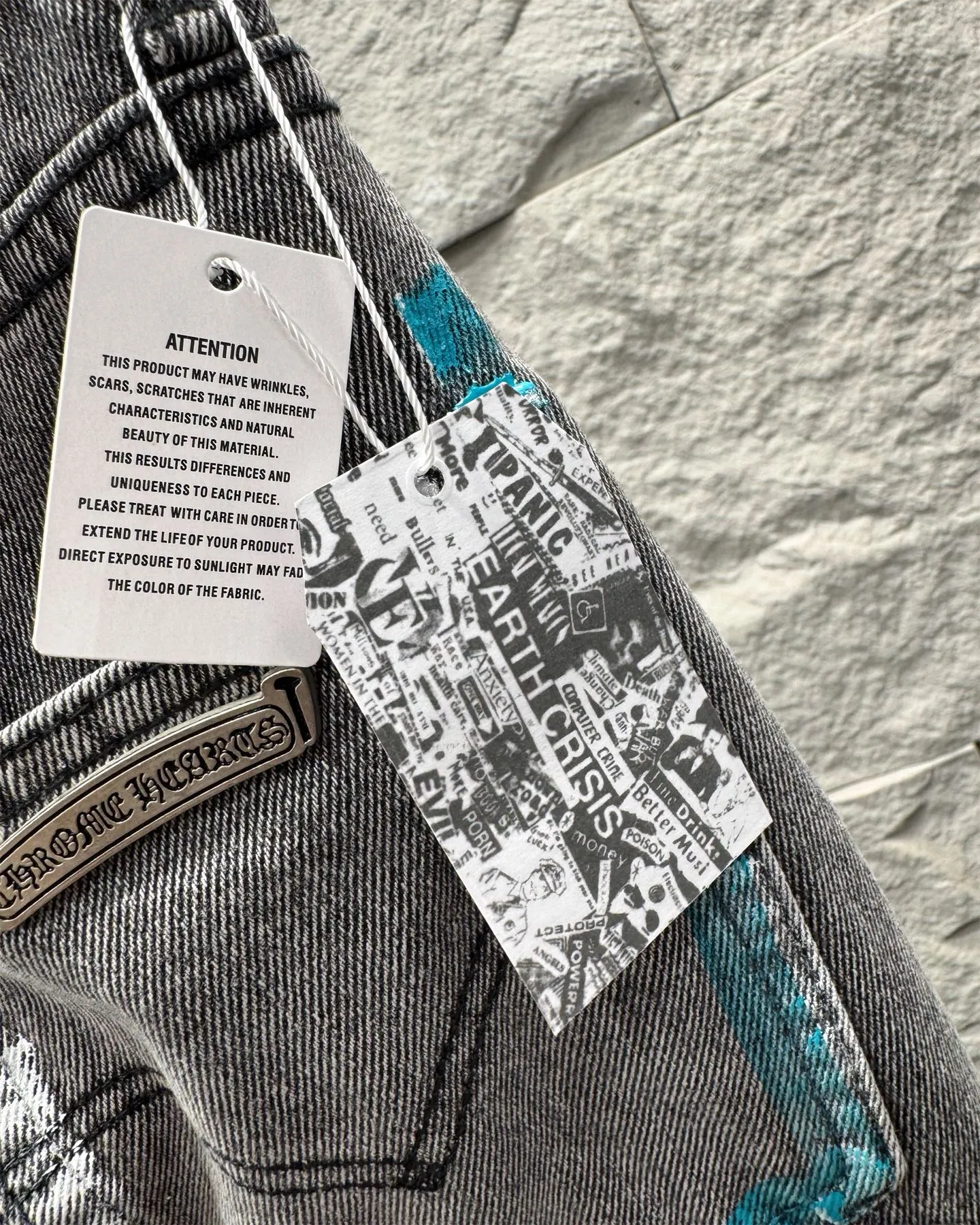 Chrome Hearts GALLERY DEPT クロムハーツ 水洗灰十字架デニム - 画像 (13)